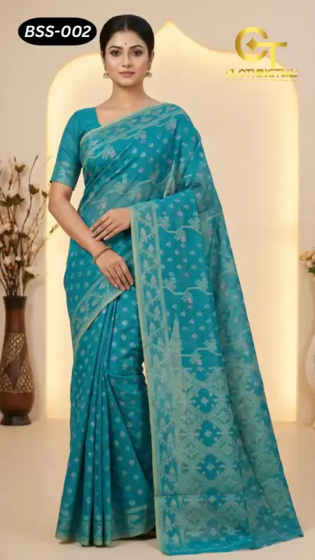Blended Silk+Cotton Saree BSS-002