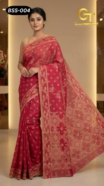 Blended Silk+Cotton Saree BSS-004