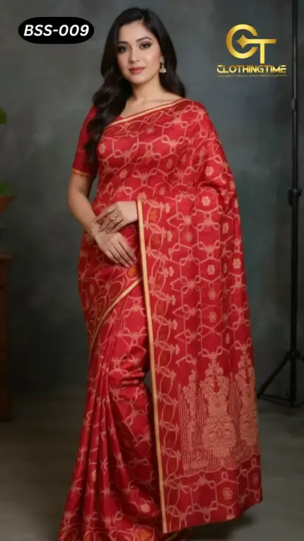 Blended Silk+Cotton Saree BSS-009