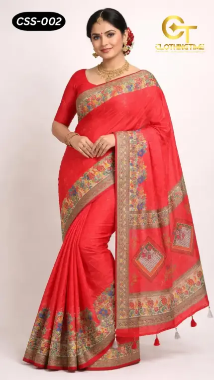 Chanderi Silk Saree CSS-002