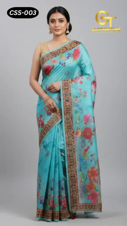 Chanderi Silk Saree CSS-003