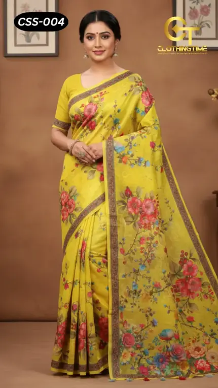 Chanderi Silk Saree CSS-004