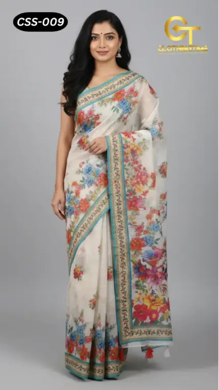 Chanderi Silk Saree CSS-009