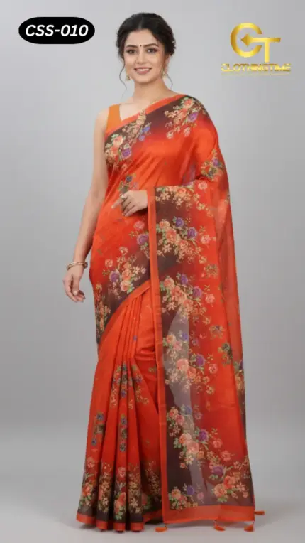 Chanderi Silk Saree CSS-010