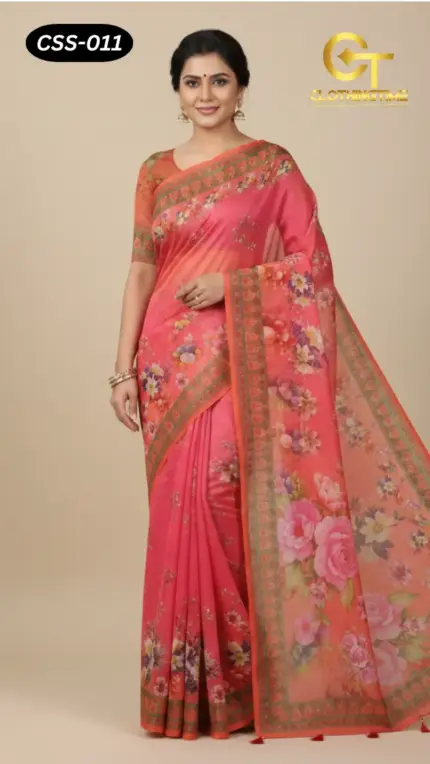 Chanderi Silk Saree CSS-011