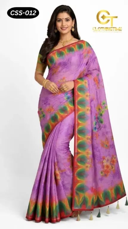 Chanderi Silk Saree CSS-012