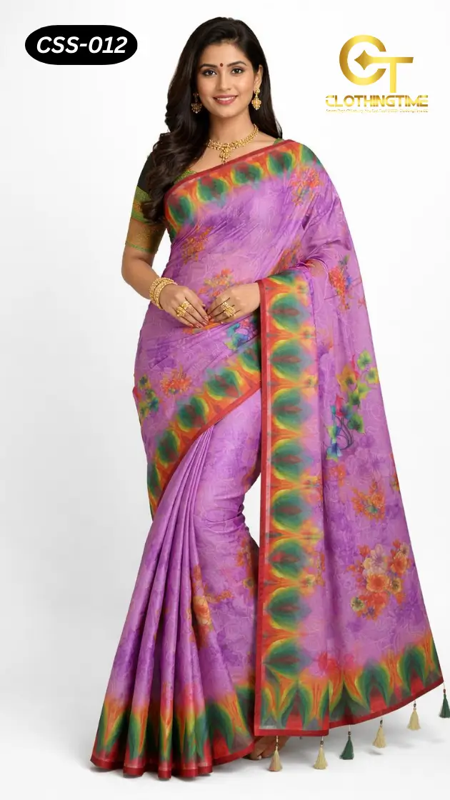 Chanderi Silk Saree CSS-012 Chanderi Silk Saree CSS-012