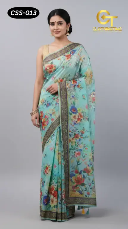 Chanderi Silk Saree CSS-013