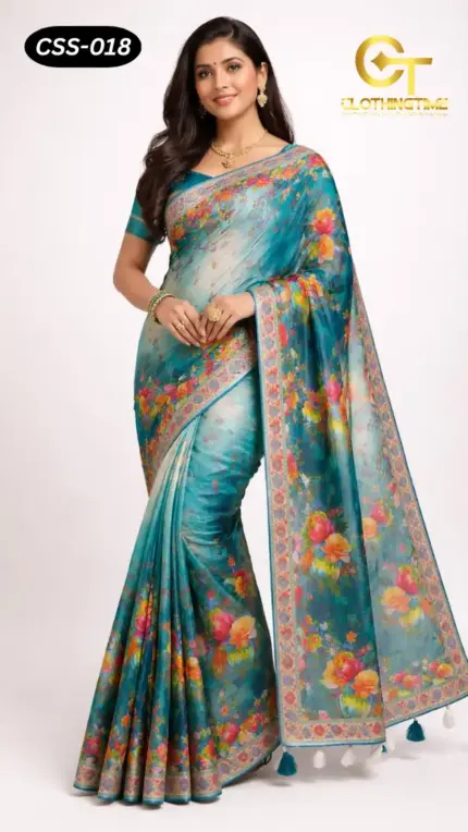 Chanderi Silk Saree CSS-018