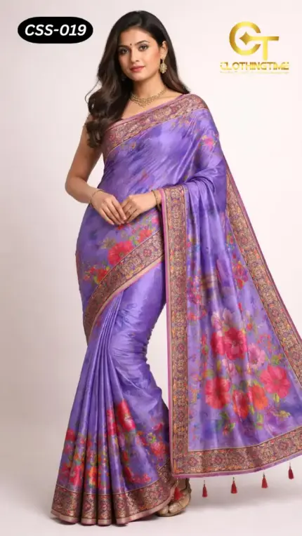 Chanderi Silk Saree CSS-019