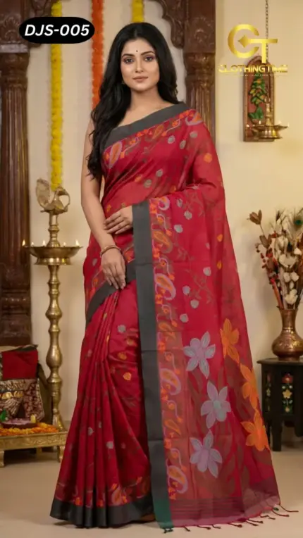 Deep Jamdani Saree DJS-005