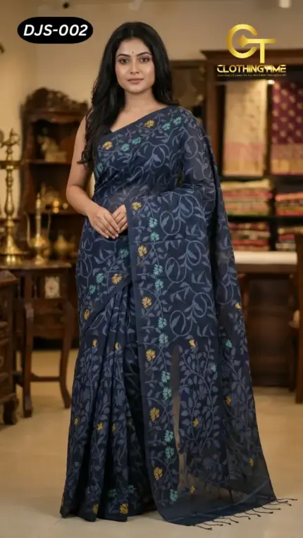 Deep Jamdani Saree DJS-002