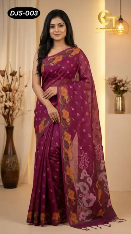 Deep Jamdani Saree DJS-003