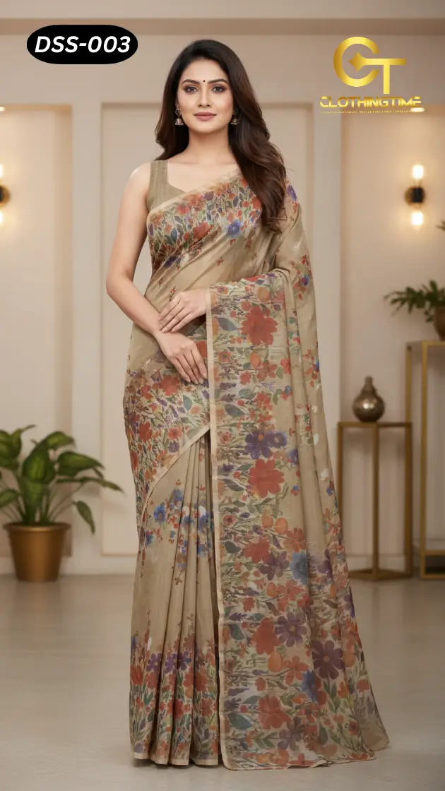 Blended Silk Saree DSS-003 Blended Silk Saree DSS-003