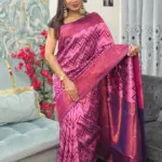 Kanchipuram Saree Chevron Zigzag Pattern IKC-004