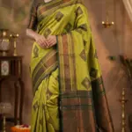 Kanchipuram Saree Diamond Buti Design IKS-102