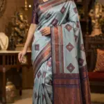 Kanchipuram Saree Diamond Buti Design IKS-104