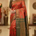 Kanchipuram Saree Diamond Buti Design IKS-108