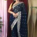 Georgette Saree EG A01