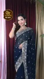 Georgette Saree EG A01 - Image 2